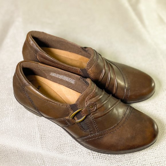 NEW Earth Origins Women's Shoes Brown Buckle Steampunk Ankle Boots by Earth Shoe - Picture 8 of 15